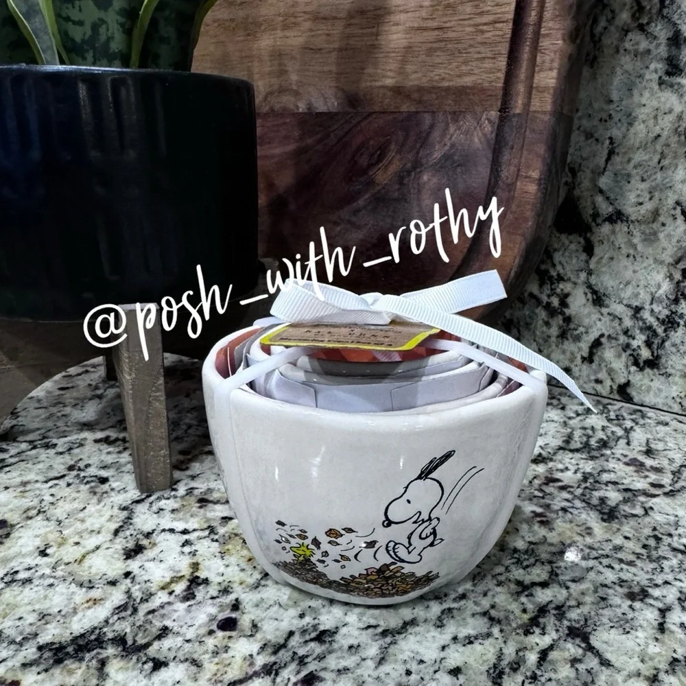 Rae Dunn / Peanuts Collaboration Fall Measuring Cups, NWT